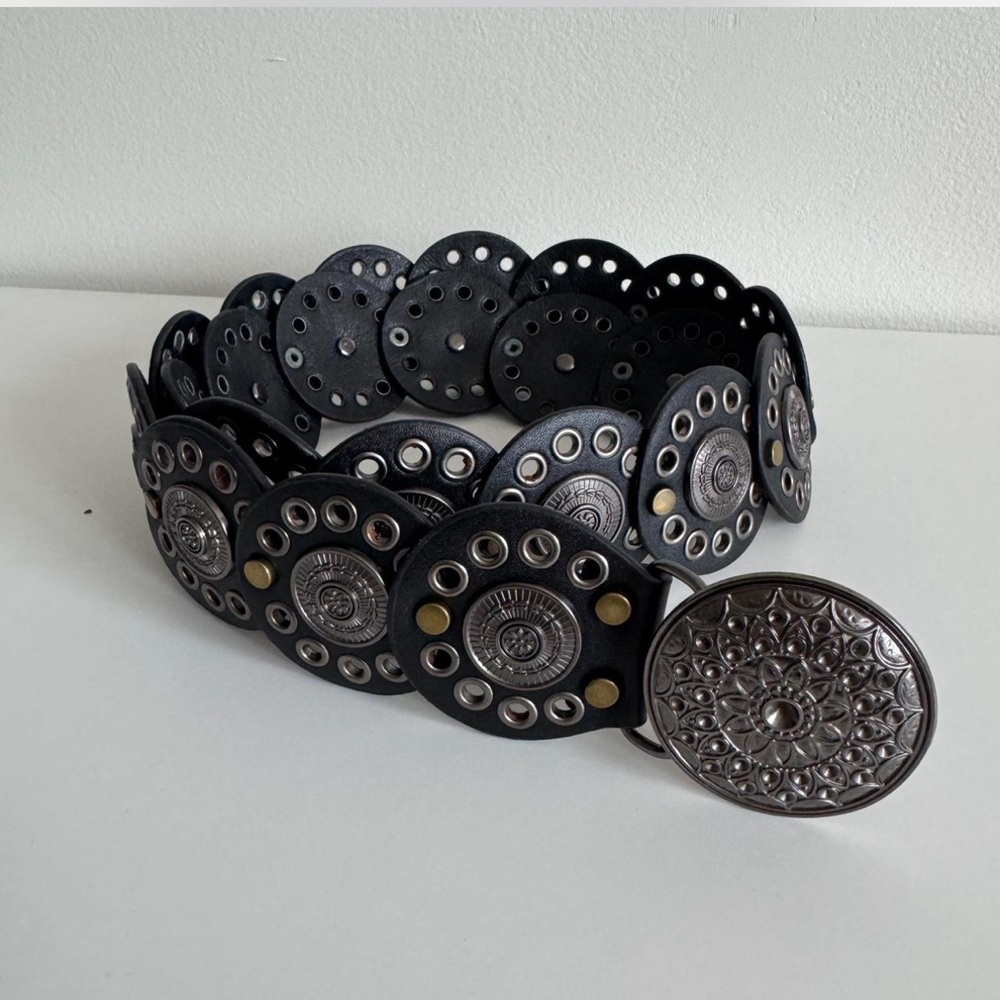 Western Black and Silver Belt